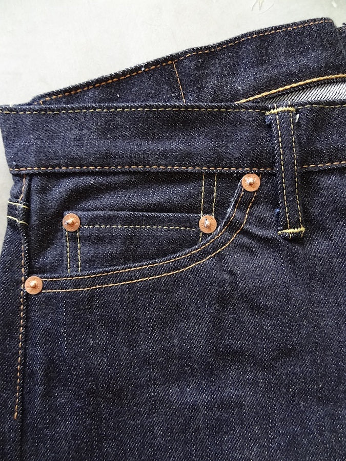 THE FLAT HEAD - 3002 - Tight Tapered - 14.5oz Selvedge Denim - U.S. Texas Cotton