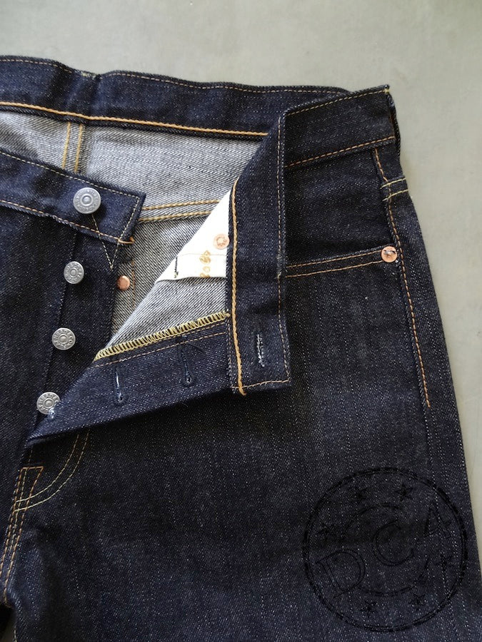 THE FLAT HEAD - 3005 - Straight Cut - 14.5oz Selvedge Denim - U.S. Texas Cotton