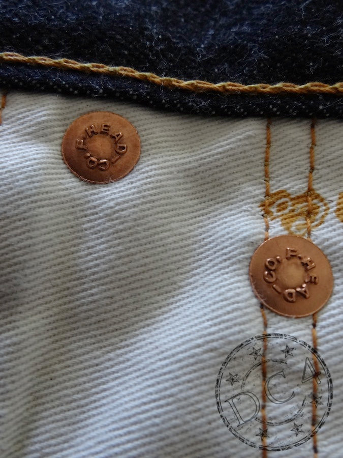 THE FLAT HEAD - 3005 - Straight Cut - 14.5oz Selvedge Denim - U.S. Texas Cotton