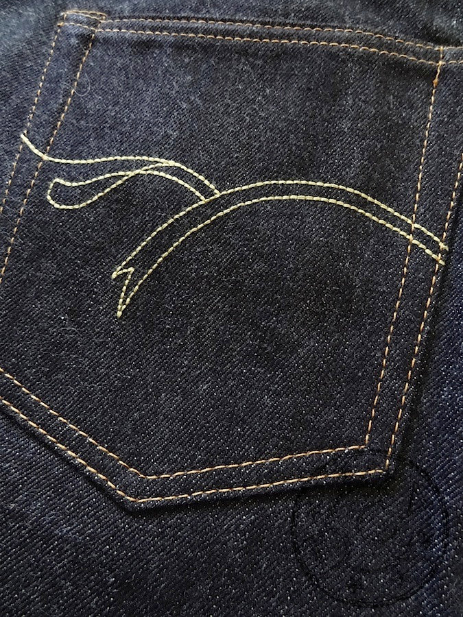 THE FLAT HEAD - 3005 - Straight Cut - 14.5oz Selvedge Denim - U.S. Texas Cotton