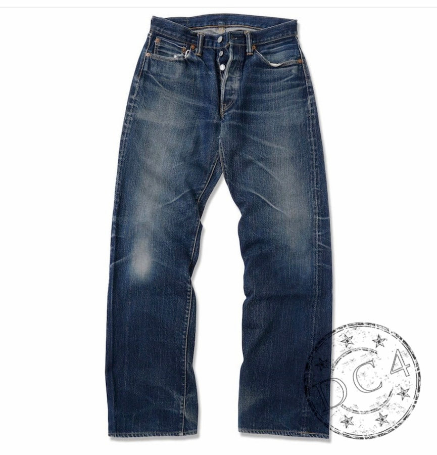 THE FLAT HEAD - 3005 - Straight Cut - 14.5oz Selvedge Denim - U.S. Texas Cotton