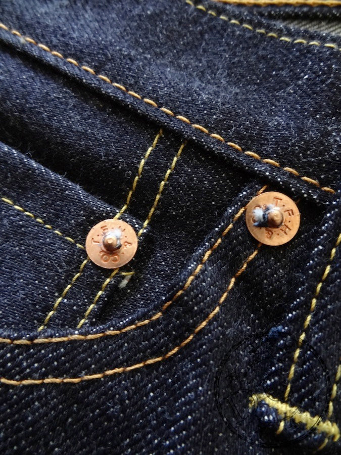 THE FLAT HEAD - 3005 - Straight Cut - 14.5oz Selvedge Denim - U.S. Texas Cotton