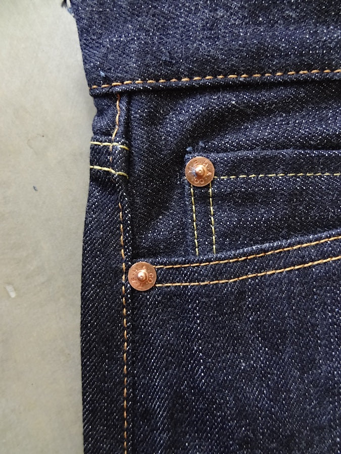 THE FLAT HEAD - 3005 - Straight Cut - 14.5oz Selvedge Denim - U.S. Texas Cotton