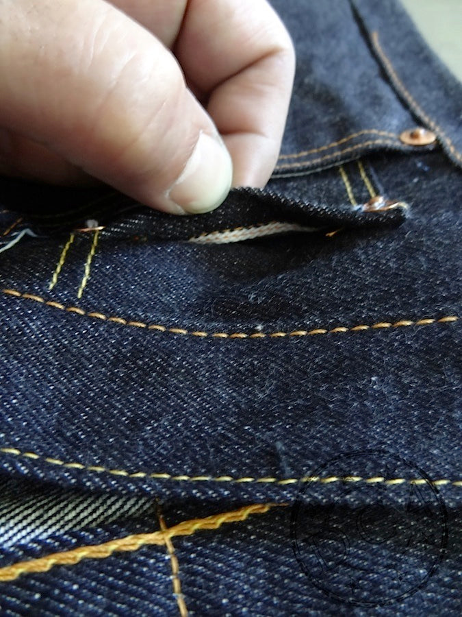 THE FLAT HEAD - 3005 - Straight Cut - 14.5oz Selvedge Denim - U.S. Texas Cotton