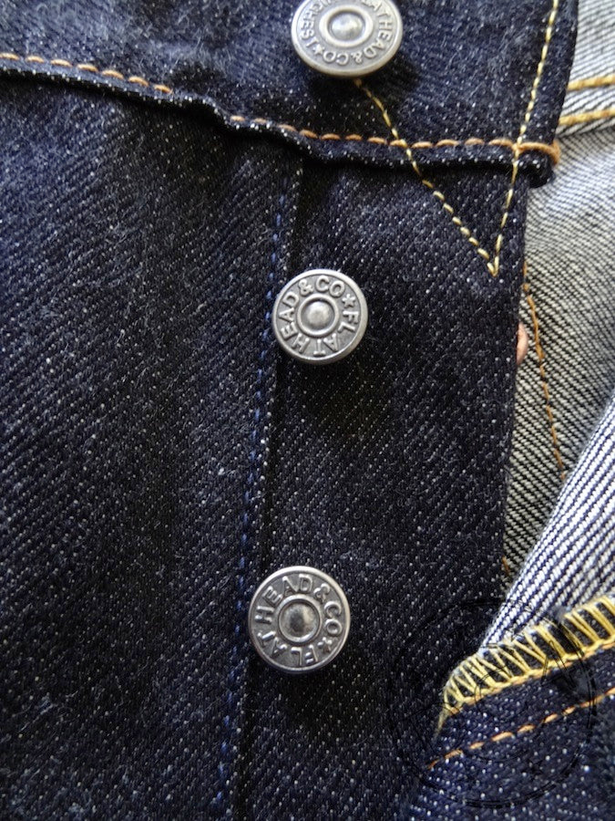 THE FLAT HEAD - 3005 - Straight Cut - 14.5oz Selvedge Denim - U.S. Texas Cotton