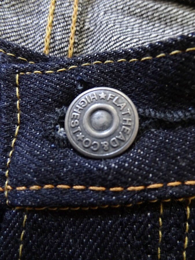 THE FLAT HEAD - D306 - Slim Tapered Straight - 14.5oz Selvedge Denim - U.S. Texas Cotton