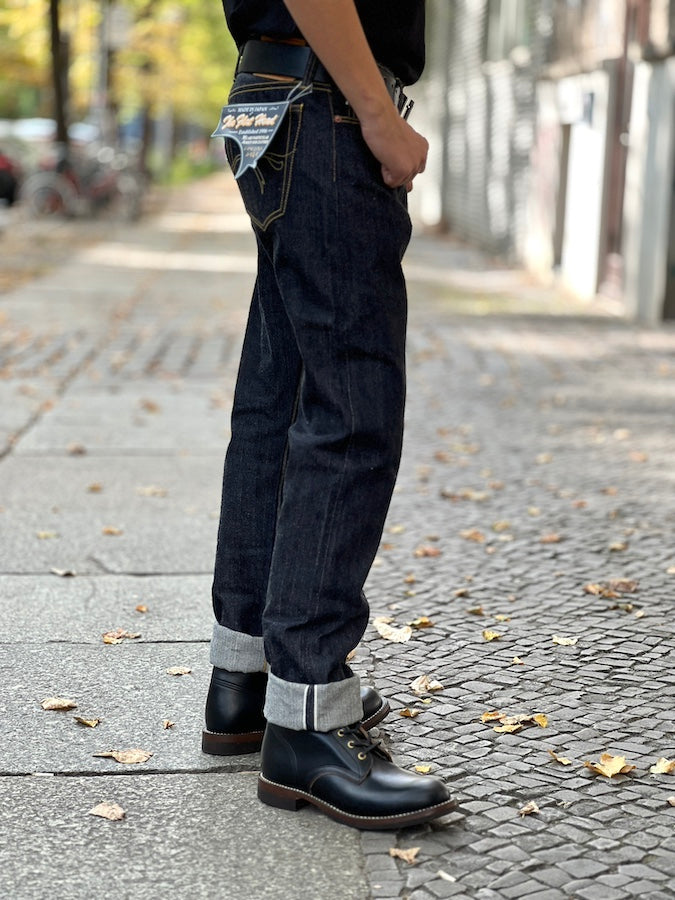 THE FLAT HEAD - D306 - Slim Tapered Straight - 14.5oz Selvedge Denim - U.S. Texas Cotton