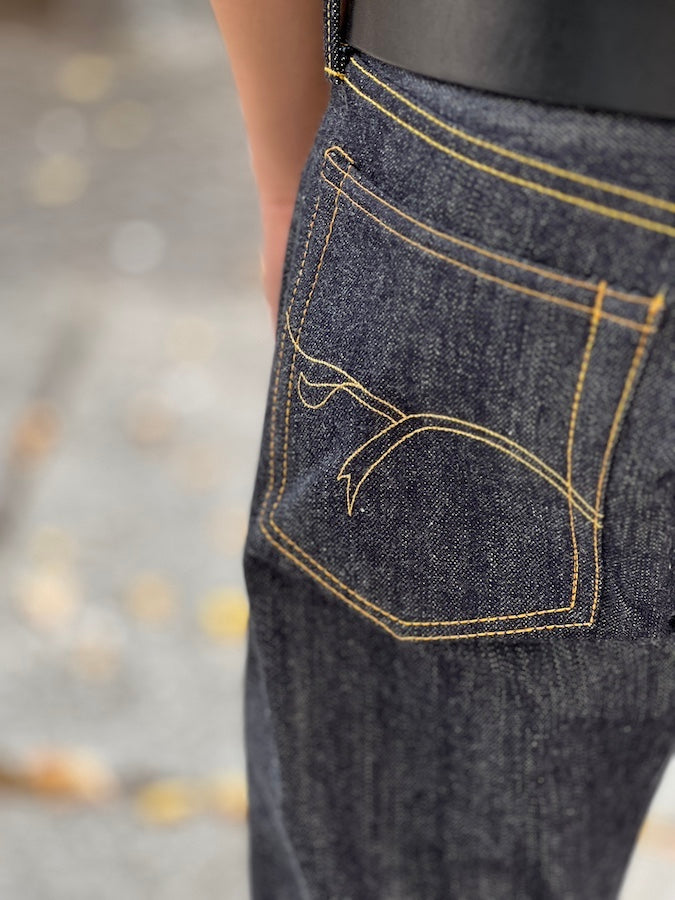 THE FLAT HEAD - D306 - Slim Tapered Straight - 14.5oz Selvedge Denim - U.S. Texas Cotton