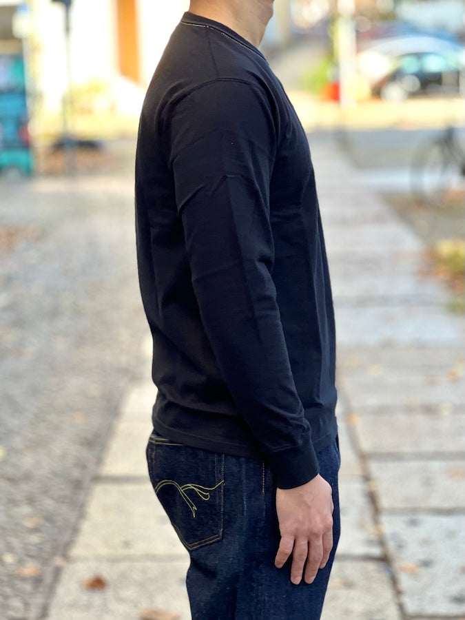 Plain Heavyweight Long Sleeve - Black - THC Series