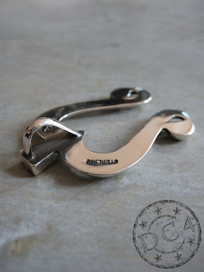 THE FLAT HEAD - Native Horseshoe - Pendant Top Series - 925 Sterling Silver