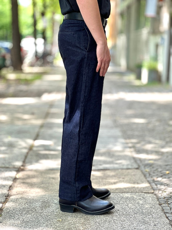 The GROOVIN HIGH - 1945 American Jail Pants - Indigo - One Washed