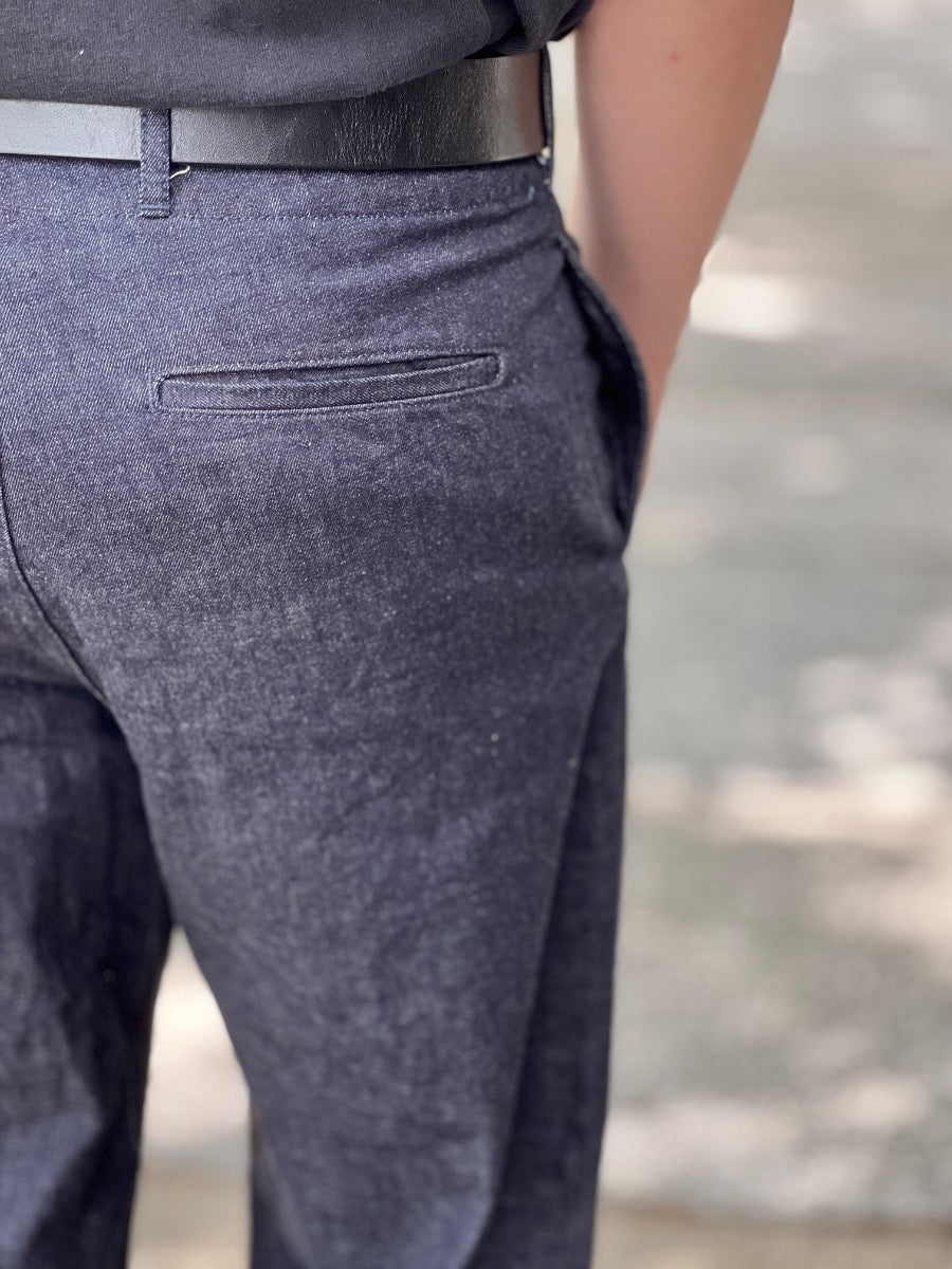 The GROOVIN HIGH - 1945 American Jail Pants - Indigo - One Washed