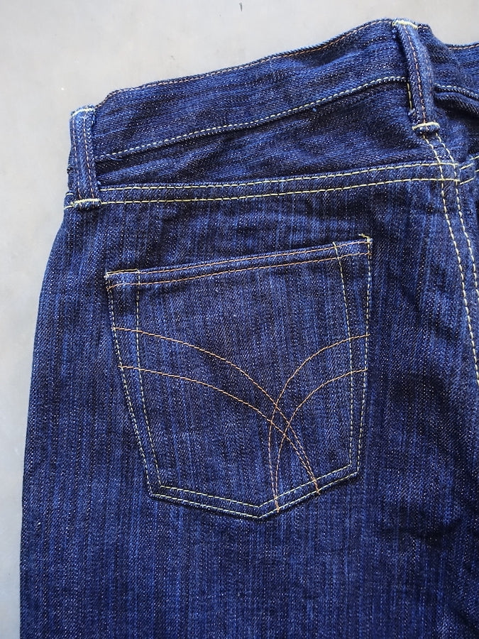 The Strike Gold SG8104【SHOWER SLUBBY】Series - 16oz Horizontal Super Slub Selvedge Denim - Right Hand Twill - REGULAR TAPERED