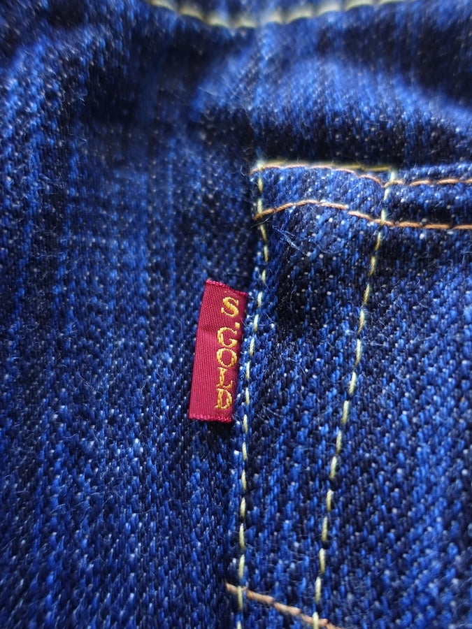 The Strike Gold SG8104【SHOWER SLUBBY】Series - 16oz Horizontal Super Slub Selvedge Denim - Right Hand Twill - REGULAR TAPERED