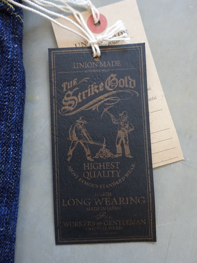 The Strike Gold SG8104【SHOWER SLUBBY】Series - 16oz Horizontal Super Slub Selvedge Denim - Right Hand Twill - REGULAR TAPERED