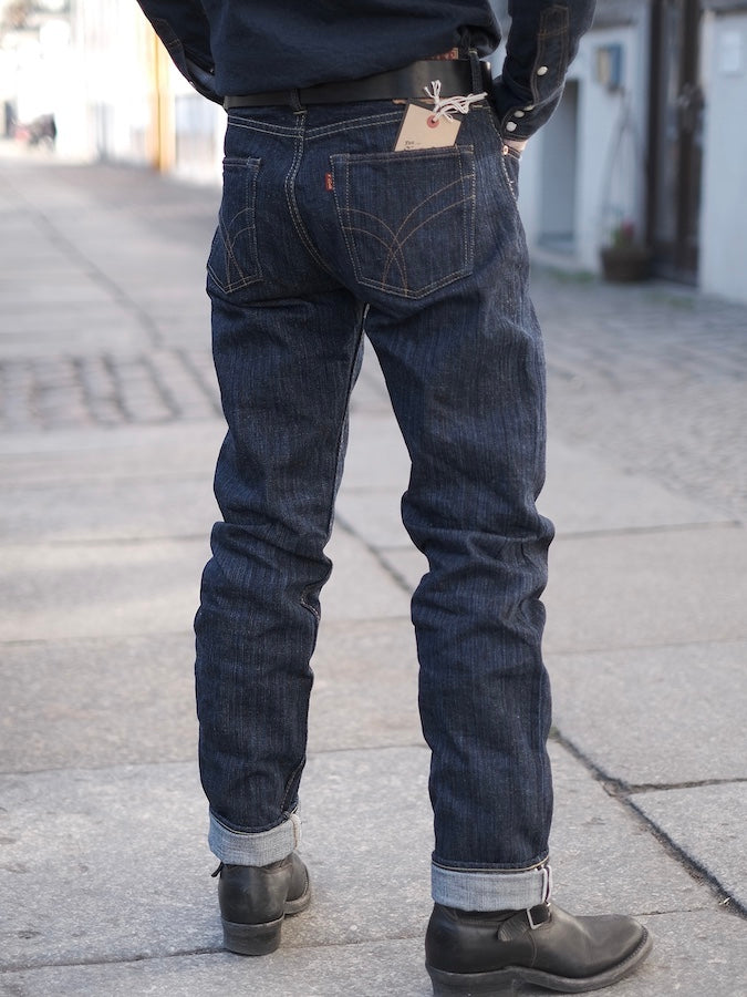 The Strike Gold SG8104【SHOWER SLUBBY】Series - 16oz Horizontal Super Slub Selvedge Denim - Right Hand Twill - REGULAR TAPERED