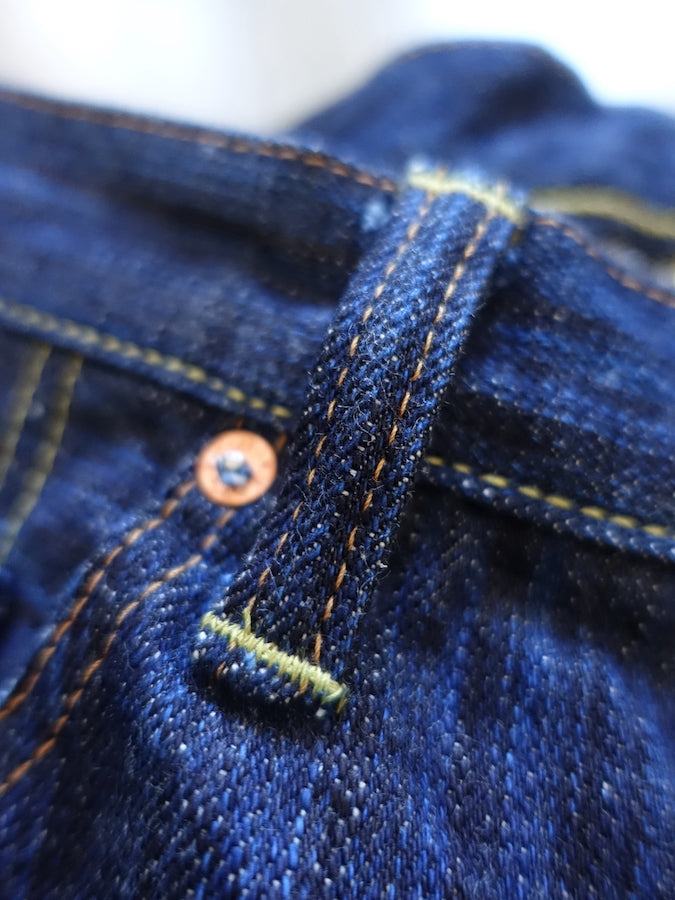 The Strike Gold SG8104【SHOWER SLUBBY】Series - 16oz Horizontal Super Slub Selvedge Denim - Right Hand Twill - REGULAR TAPERED