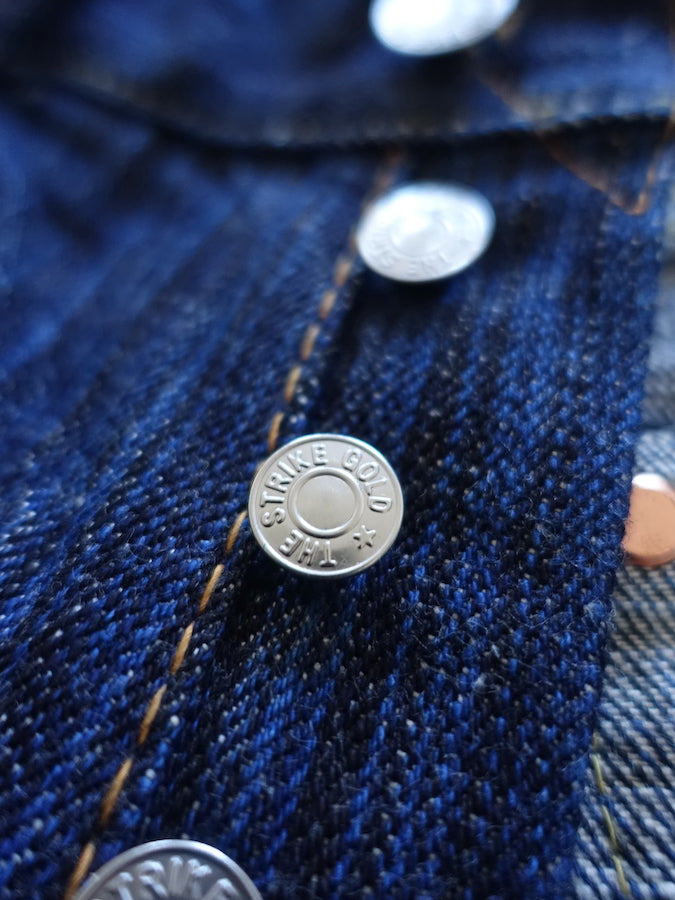The Strike Gold SG8105【SHOWER SLUBBY】Series - 16oz Horizontal Super Slub Selvedge Denim - Right Hand Twill - STYLISH STRAIGHT