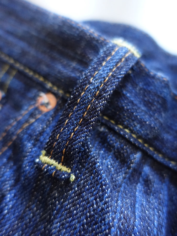 The Strike Gold SG8105【SHOWER SLUBBY】Series - 16oz Horizontal Super Slub Selvedge Denim - Right Hand Twill - STYLISH STRAIGHT