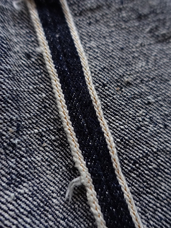 The Strike Gold SG0103KE【KEEP EARTH】Series - 100% Natural Indigo Rope Dyed - 17oz Original Selvedge Denim - Classic Straight