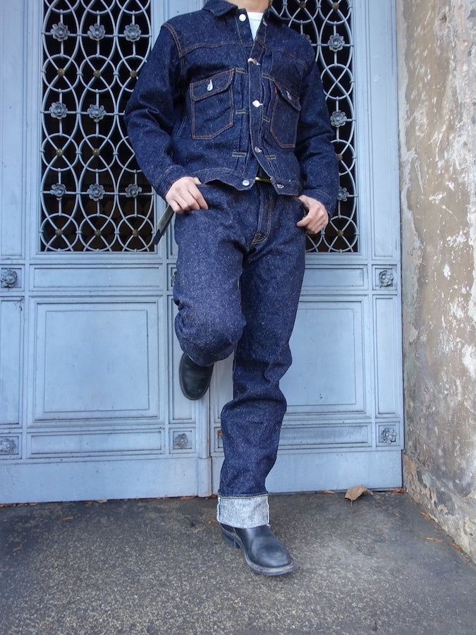 The Strike Gold SG0103KE【KEEP EARTH】Series - 100% Natural Indigo Rope Dyed - 17oz Original Selvedge Denim - Classic Straight