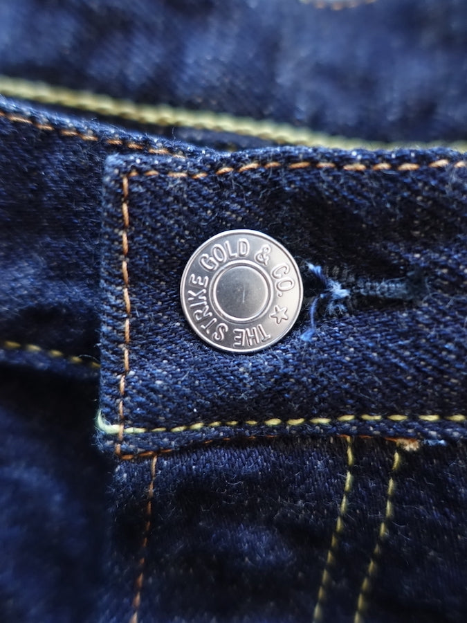 The Strike Gold SG5103【CLASSIC】Series - 15oz Slub Selvedge Denim - Right Hand Twill - Gray Weft - CLASSIC STRAIGHT