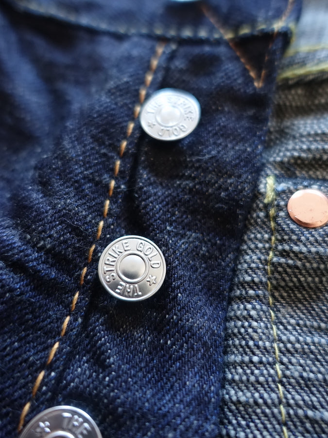 The Strike Gold SG5103【CLASSIC】Series - 15oz Slub Selvedge Denim - Right Hand Twill - Gray Weft - CLASSIC STRAIGHT