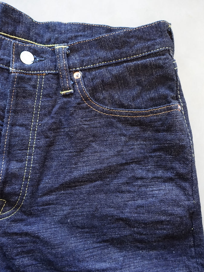 The Strike Gold SG5103【CLASSIC】Series - 15oz Slub Selvedge Denim - Right Hand Twill - Gray Weft - CLASSIC STRAIGHT