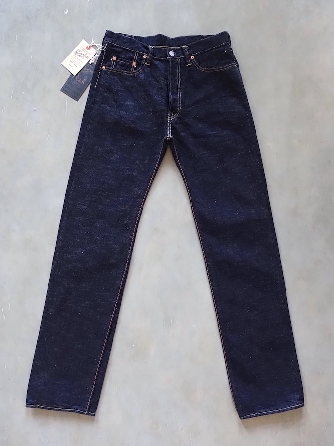 The Strike Gold SG5103【CLASSIC】Series - 15oz Slub Selvedge Denim - Right Hand Twill - Gray Weft - CLASSIC STRAIGHT