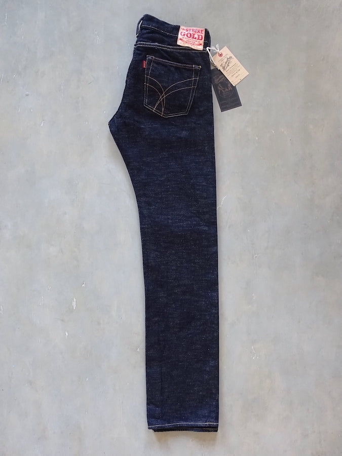 The Strike Gold SG5105【CLASSIC】Series - 15oz Slub Selvedge Denim - Right Hand Twill - Gray Weft - STYLISH STRAIGHT