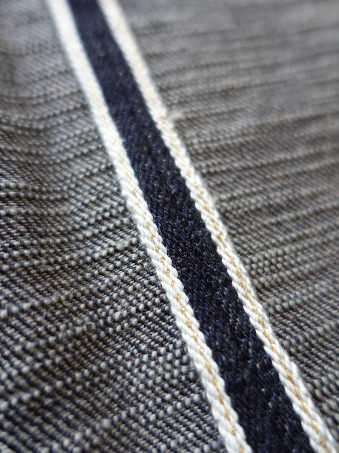 The Strike Gold SG5105【CLASSIC】Series - 15oz Slub Selvedge Denim - Right Hand Twill - Gray Weft - STYLISH STRAIGHT
