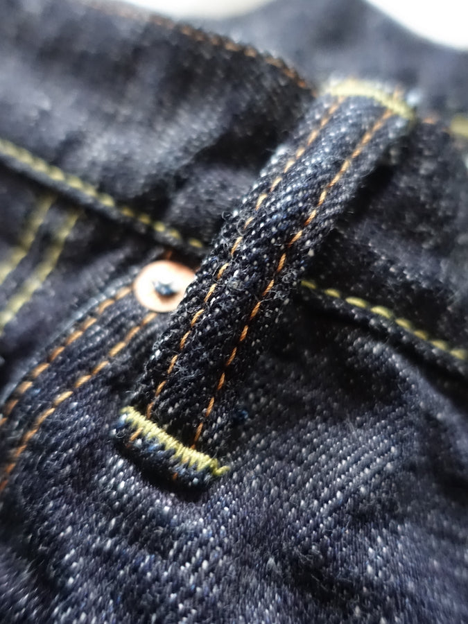 The Strike Gold SG7103【SUPER SLUBBY】Series - 17oz Horizontal Super Slub Selvedge Denim - Right Hand Twill - CLASSIC STRAIGHT