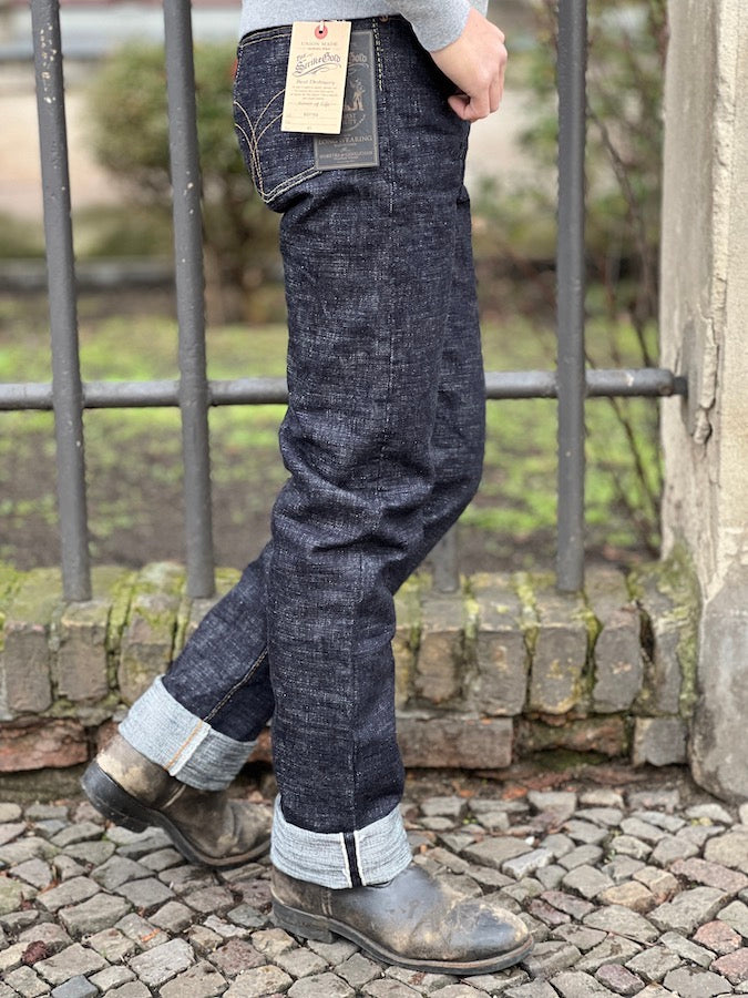 The Strike Gold SG7103【SUPER SLUBBY】Series - 17oz Horizontal Super Slub Selvedge Denim - Right Hand Twill - CLASSIC STRAIGHT