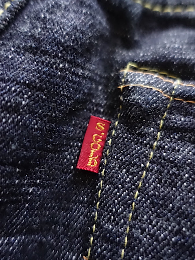 The Strike Gold SG7103【SUPER SLUBBY】Series - 17oz Horizontal Super Slub Selvedge Denim - Right Hand Twill - CLASSIC STRAIGHT