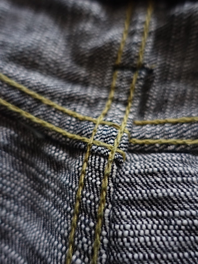 The Strike Gold SG7103【SUPER SLUBBY】Series - 17oz Horizontal Super Slub Selvedge Denim - Right Hand Twill - CLASSIC STRAIGHT