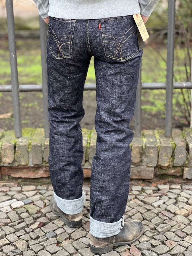 The Strike Gold SG7103【SUPER SLUBBY】Series - 17oz Horizontal Super Slub Selvedge Denim - Right Hand Twill - CLASSIC STRAIGHT