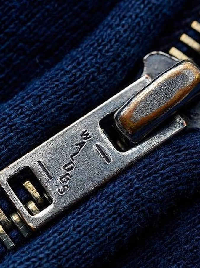 The Strike Gold - SGC004ID - Heavy Loopwheeled Zip Hoodie - Indigo Dyed