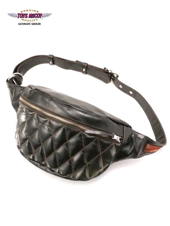 HORSEHIDE DUAL BLADE "PADDED" BAG - Brown