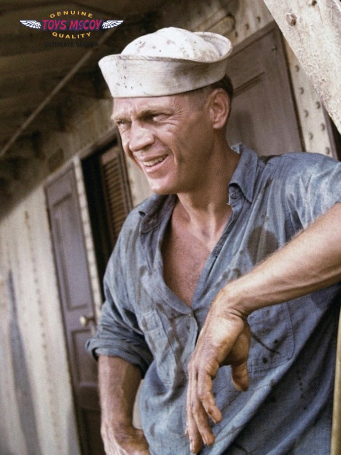 "THE SAND PEBBLES"   STEVE McQUEEN CHAMBRAY WORK SHIRT