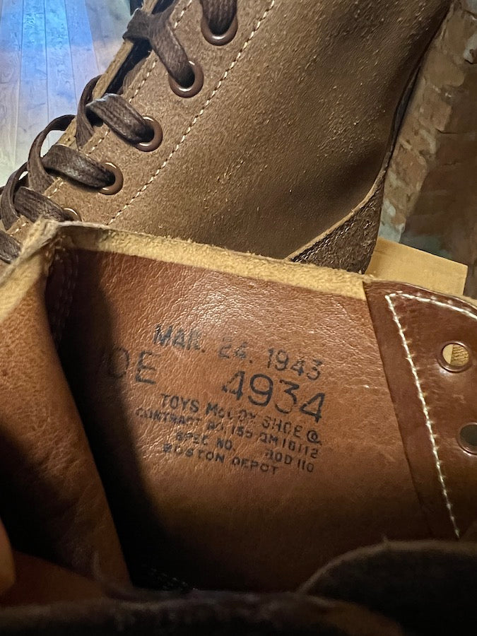 M-43 REVERSE UPPER SERVICE SHOES TYPE Ⅲ - STEVE McQUEEN "The Great Escape"