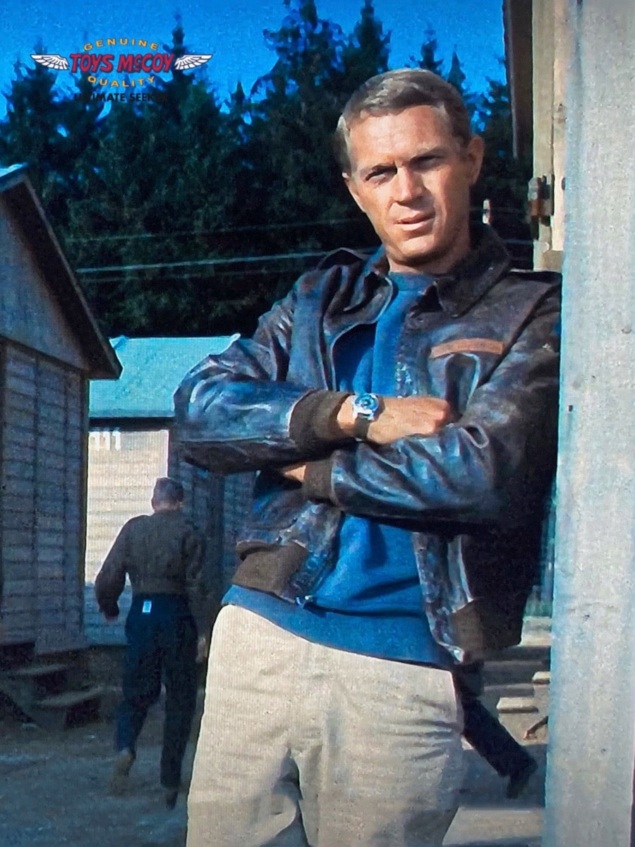 "V. HILTS" - STEVE McQUEEN "The Great Escape" - TYPE A2 HORSEHIDE LEATHER JACKET