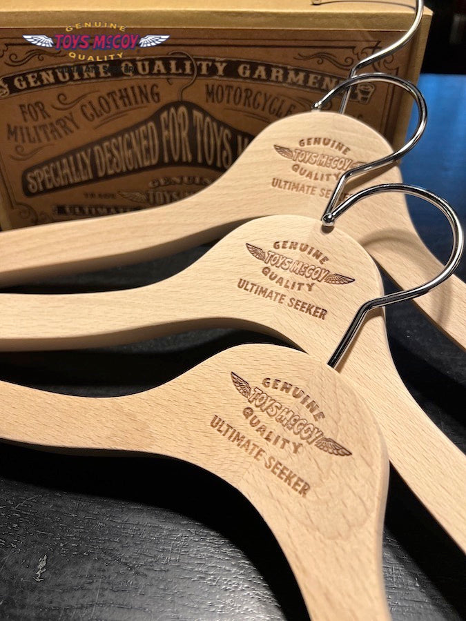 ORIGINAL WOOD HANGER SET - 3 x HANGERS & BOX