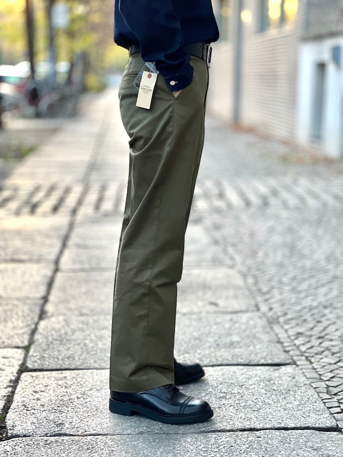 TROPHY CLOTHING - 47 CIVILIAN TROUSERS - Military Chinos - Olive