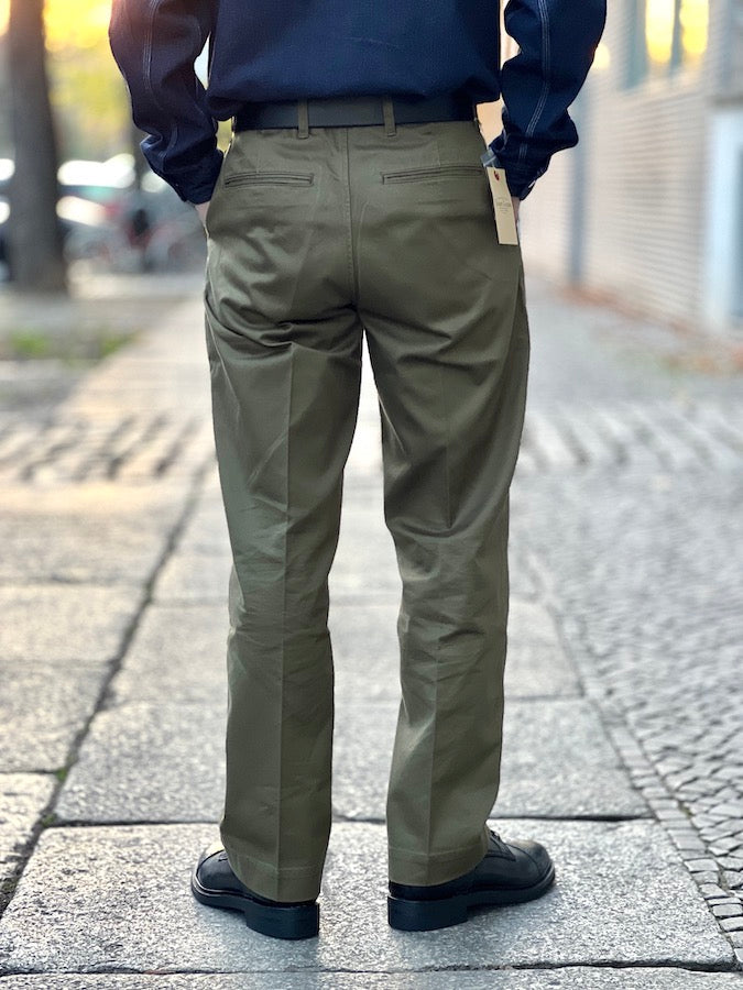 TROPHY CLOTHING - 47 CIVILIAN TROUSERS - Military Chinos - Olive