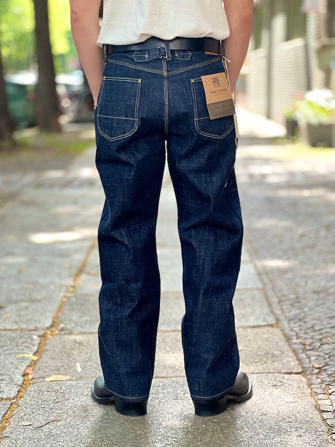 TROPHY CLOTHING - Dirt Denim - Waist Overall - 14.5oz Selvedge