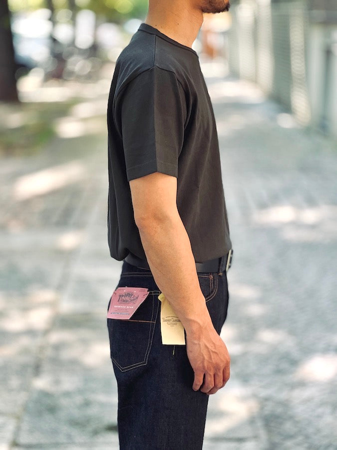 OD Pocket T-Shirt - TE-05 - Volume Cotton - Gun Black