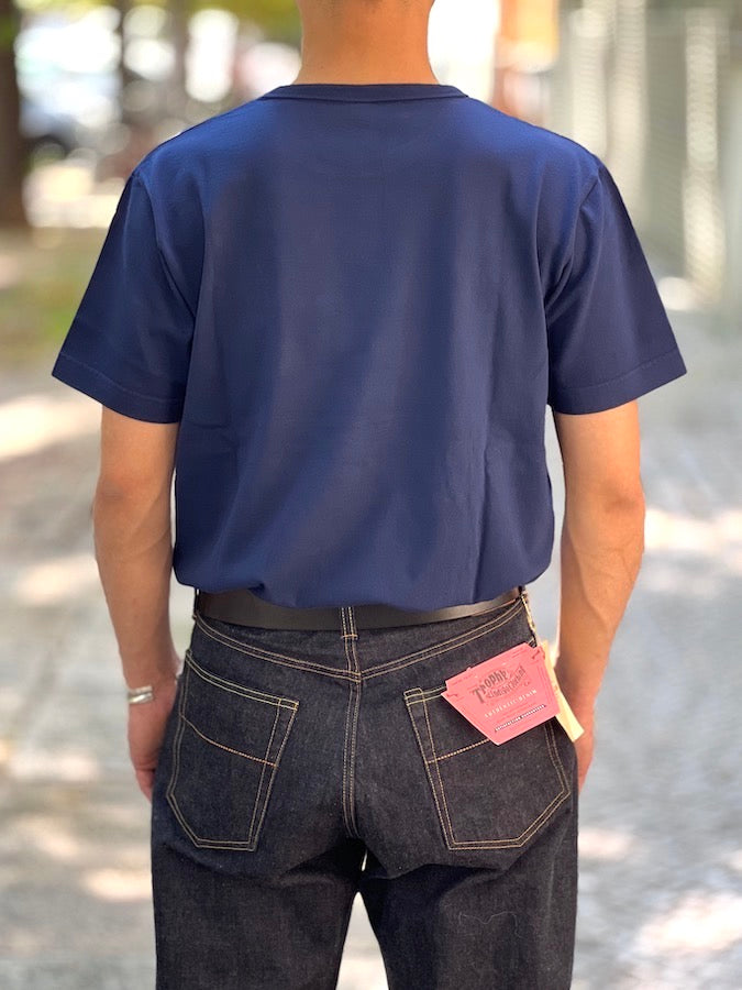 TROPHY CLOTHING - OD Pocket T-Shirt - Volume Cotton - Navy