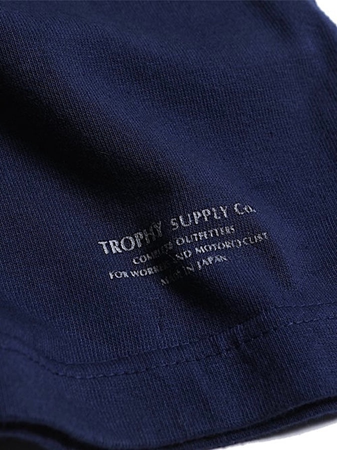 TROPHY CLOTHING - OD Pocket T-Shirt - Volume Cotton - Navy