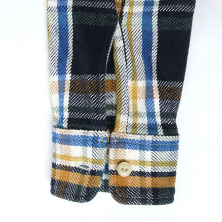 UES - 14.5oz Heavy Flannel Shirt - 502154_05 Navy