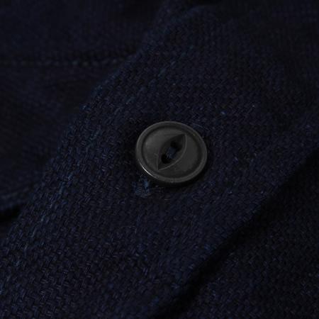 UES - 14.5oz Heavy Flannel Shirt - Selvedge - Indigo - 501655